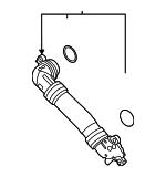 11538650983 - Cooling System: Cooling Pipe for BMW Image