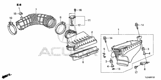 Air Cleaner (L4) for 2014 Acura TSX #0