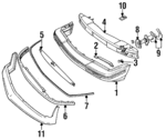 16520556 - Body: Bumper Cover for Chevrolet: Beretta Image