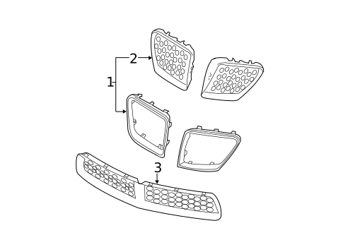 Grille for 2009 Pontiac G8 #0