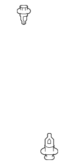 5216102010 - Body: Bumper Cover Clip for Lexus: IS200t, IS250, IS300, IS350 Image