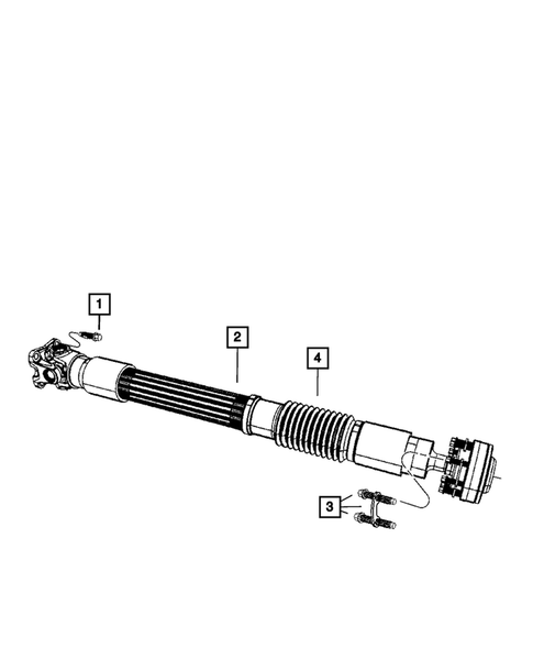 Drive Shaft for 2009 Jeep Wrangler #0