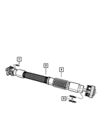 52853323AD - Front Axle; Dana 186 MM; Differential and Drive Line: Drive Shaft for Mopar Image image