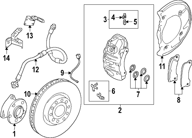 85E407621E - : Hub &amp; Bearing for Audi Image