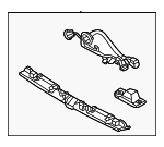 92409CW120 - : License Lmp Assembly for Hyundai Image