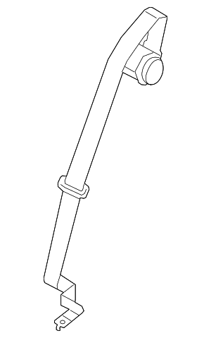 HG9Z54611B64AC - : Center Seat Belt for Ford: Fusion | Lincoln: MKZ Image