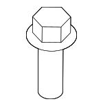 N10602101 - Body: Pkg Tray Speaker Bolt for Audi: A3, A3 Quattro, A5 Quattro, A6 allroad, A6 Quattro, A7 Sportback, Q5, Q5 PHEV, Q5 Sportback, Q6 e-tron, RS5, RS6 Avant, RS7 Sportback, S4, S5, S6, S7 Sportback, SQ6 e-tron Image