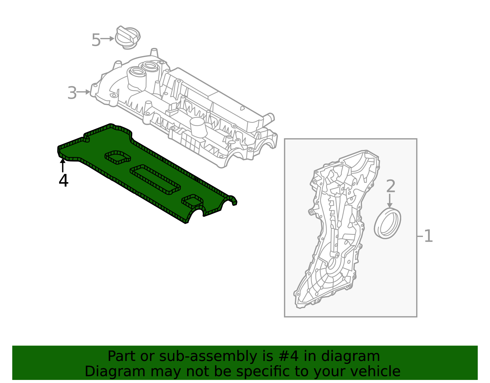 FILEMOTO Valve Cover With Gasket For Land Rover Range Rover Evoque LR2 2.0L 2012-2017