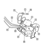 5014869AA - Service Brakes: Anti-lock Brake System Hydraulic Control Unit for Mopar Image