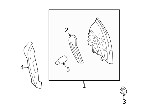 Backup & Tail Lamps for 2023 Mercedes-Benz Metris #0