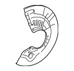 4778206130 - Brakes: Splash Shield for Lexus: ES300h, ES350 Image