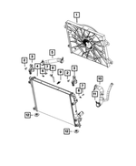 5137723AA - Cooling: Radiator Drain Hose for Mopar Image