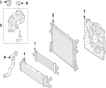 2465001203 - Cooling System: Radiator for Mercedes-Benz Image
