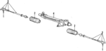 171419812 - Steering: Tie Rod End for Volkswagen: Cabriolet, Scirocco, Vanagon Image