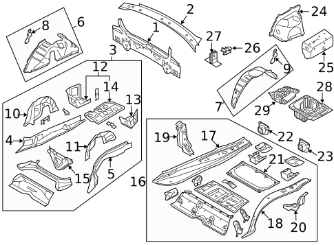 Rear Body for 2009 BMW M3 #0
