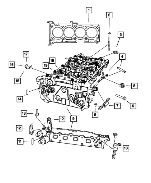 Cylinder Head for 2008 Dodge Caliber #0