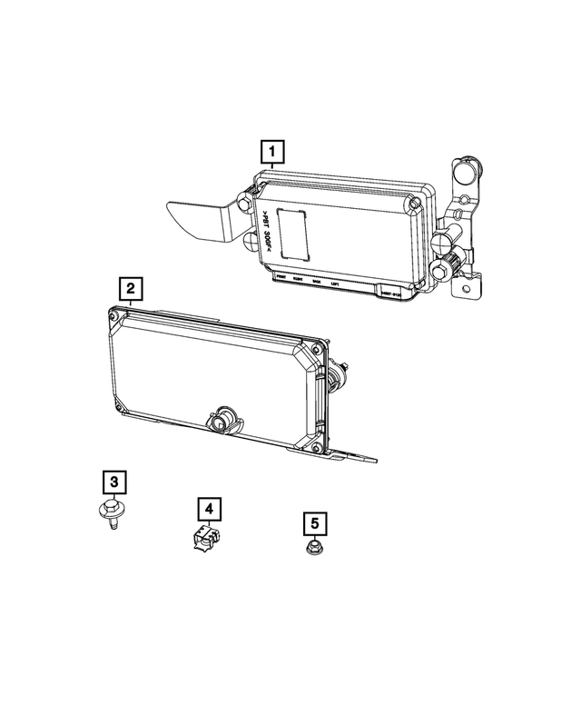 68454267AC - Electrical: Forward Facing Camera for Mopar Image