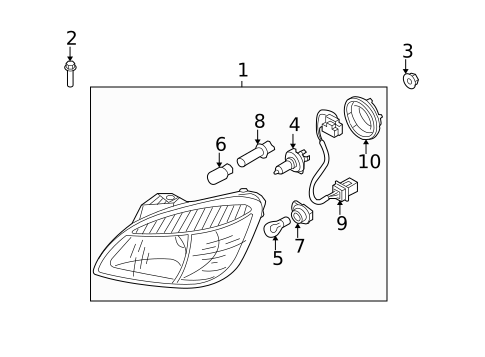 Bulbs - Chassis for 2007 Kia Rio5 #0