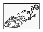 921021G010 - Electrical: Headlamp Assembly for Kia: Rio, Rio5 Image