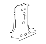 8W0809055 - Body: Lower Pillar for Audi: A4, A4 allroad, A4 Quattro, S4 Image