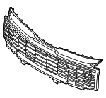 86350DW510CAA - Body: Grille for Kia Image