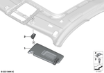 51167445659 - : Counterbearing For Sun Visor for BMW Image