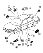 4607064 - Electrical: Courtesy Lamp Switch for Mopar Image