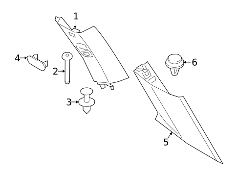 Interior Trim - Quarter Panels for 2025 BMW X5 #0