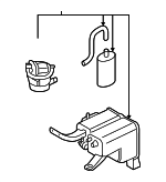 7L8201801B - Emission System: Vapor Canister for Audi Image