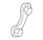 K9A43904X - : Side Bracket for Kia: Sephia, Spectra Image