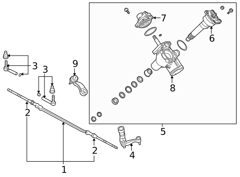 Steering Gear & Linkage for 2012 Chevrolet Suburban 2500 #1
