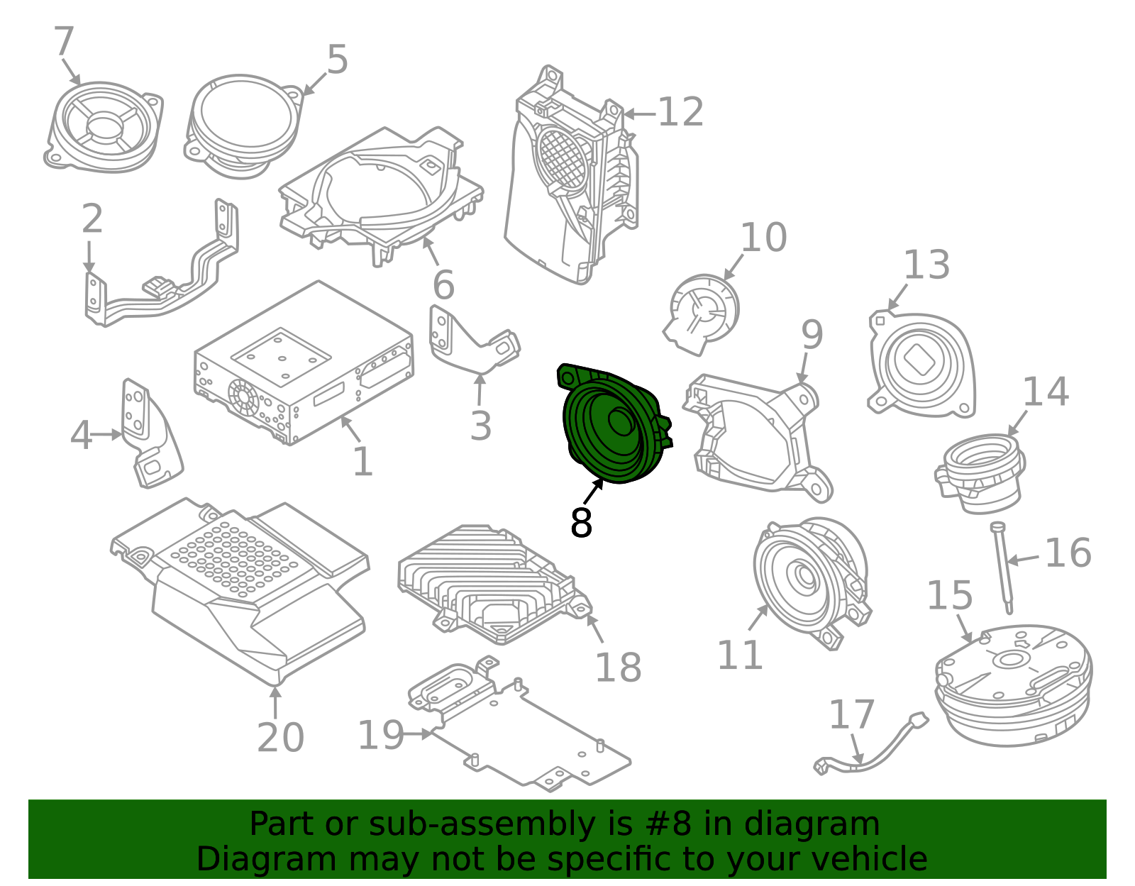 KS0A-66-960 - Speaker - 2024-2025 Mazda | Mazda Swag