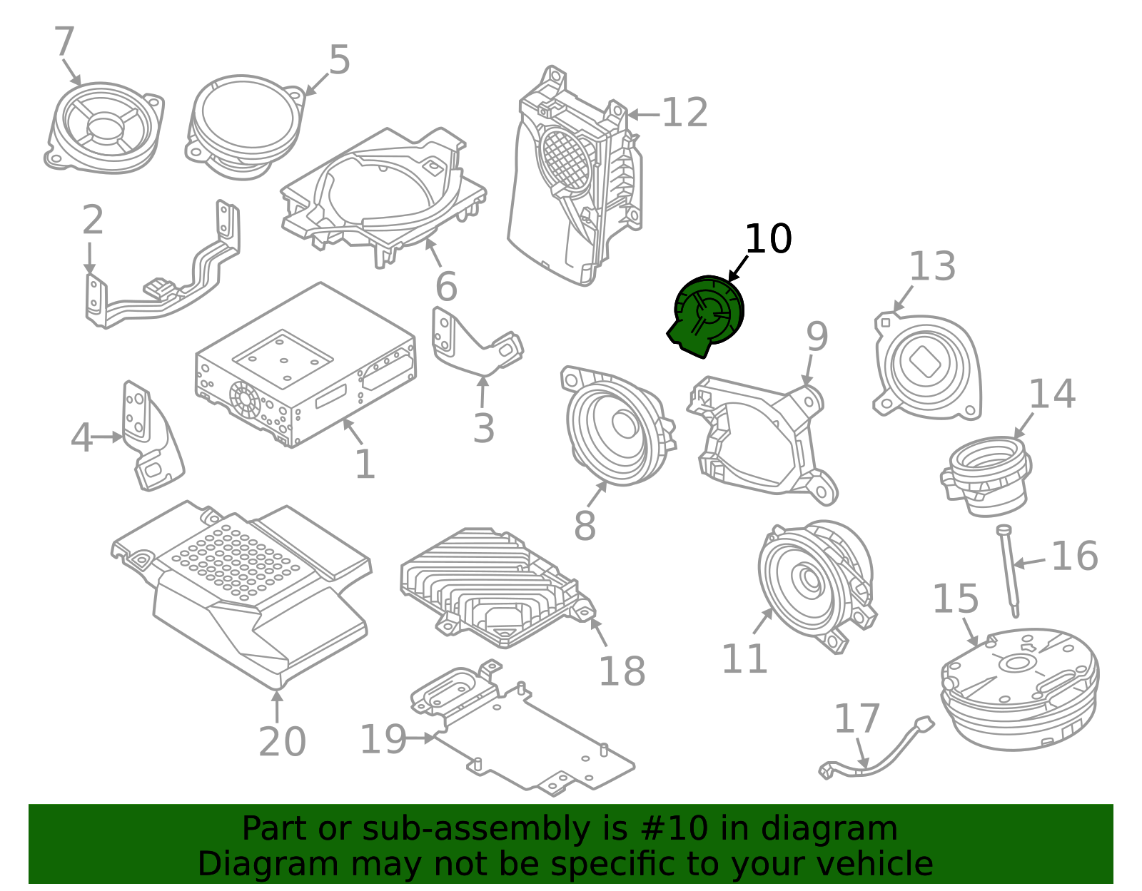 KS0C-66-960 - Tweeter - 2024-2025 Mazda | Mazda Swag