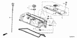 12030R44A00 - Engine: GASKET SET, HEAD COVER for Acura Image