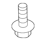 11570498 - Belts &amp; Cooling: Radiator Support Air Deflector Bolt for GM Image