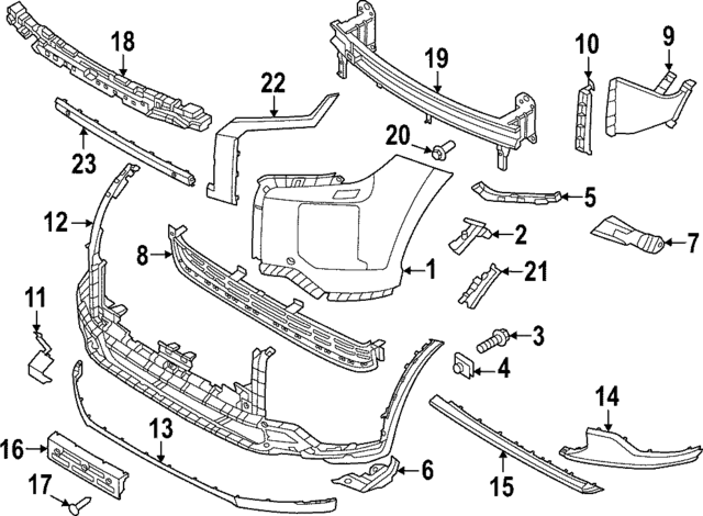 86512S8SB0 - : Bumper Cover for Hyundai Image