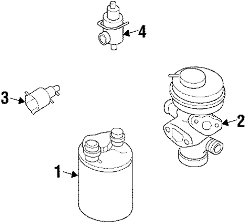Emission Components for 1994 Nissan 300ZX #0