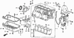 11810PE0020 - Engine: COVER A, TIMING BELT for Honda Image