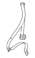 99780303307A23 - Electrical: Belt &amp; Retractor for Porsche: 911 Image