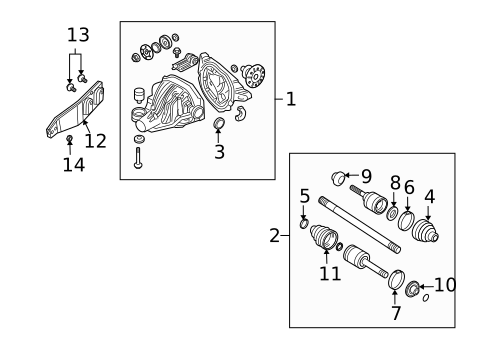 Carrier & Components for 2003 Ford Expedition #0