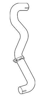 16571F0390 - Cooling System: Radiator Hose for Lexus Image