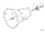 23211222770 - Manual Transmission: Repair Kit, Output Flange for BMW Image