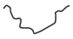 98951S1000 - Body: Washer Hose for Hyundai: Santa Fe Image
