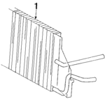 F5AZ3D746A - Cooling System: Oil Cooler for Ford: Crown Victoria | Lincoln: Town Car | Mercury: Grand Marquis Image