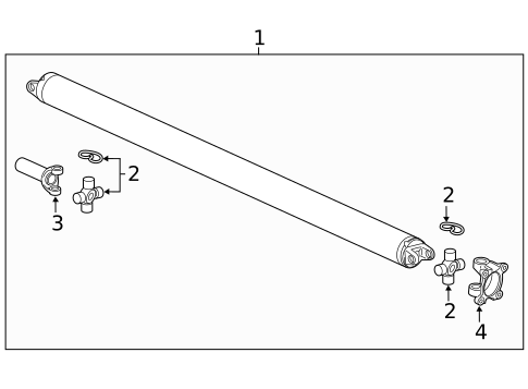 Drive Shaft for 2025 Chevrolet Suburban #2