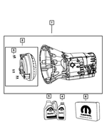 R8434027AC - NAG1; W5A580; 5-Speed; Automatic Transmission: With Torque Converter Transmission Kit, Remanufactured for Mopar Image