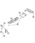 68523271AA - : Exhaust Shield for Mopar Image