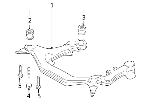 Suspension Mounting for 2005 Audi A4 Quattro #2
