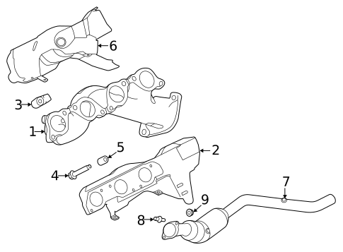 Exhaust Components for 2022 Land Rover Defender 90 #1