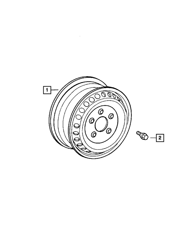 5166588AA - : Wheel for Mopar Image